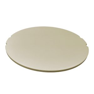 Pizza Stone, Rounded Right Angle Fluted Glazed Pizza Stone