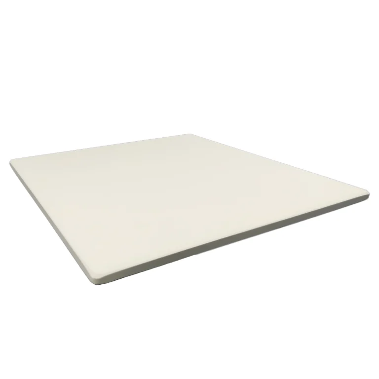 Square pizza stone - side view